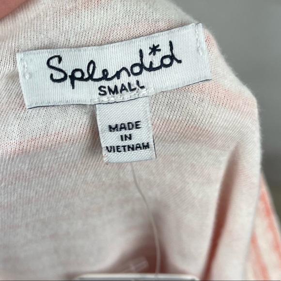 New Splendid Mini Stripe Halter Popover Dress Linen Blend Size Small - Picture 9 of 11